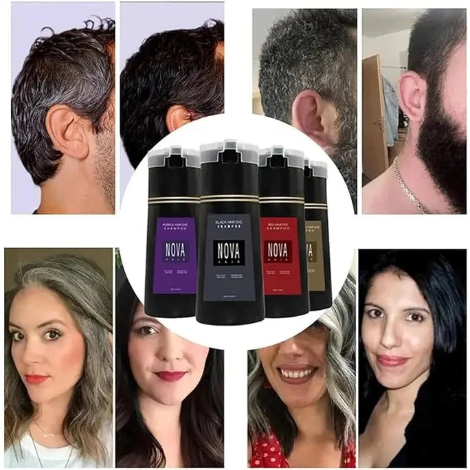 Shampooing colorant rapide pour cheveux | Résultats naturels en 10 minutes