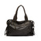 Elegancia negra | Bolso de lujo de piel auténtica