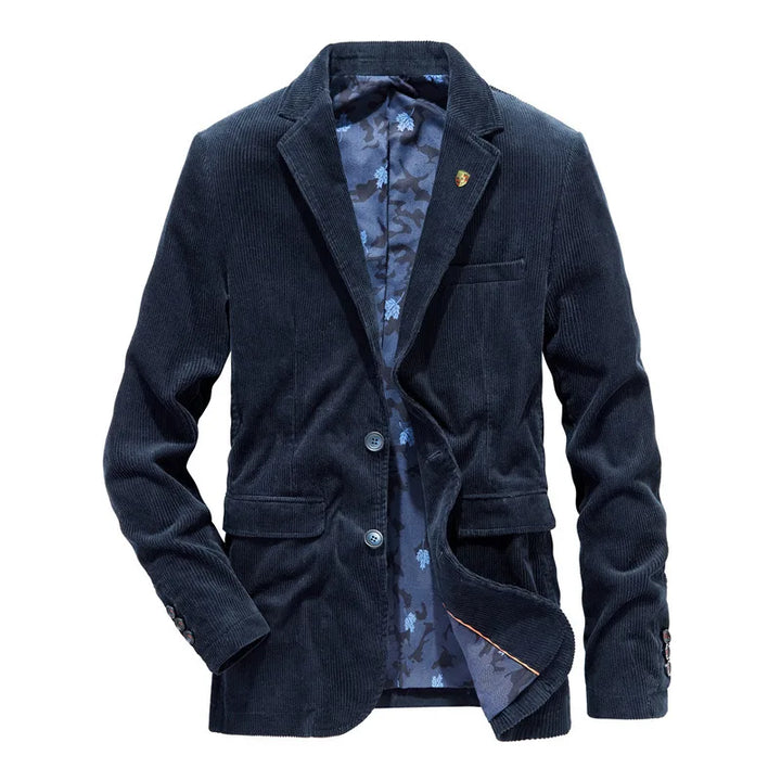 Blazer en velours côtelé | Classique et polyvalent | Design à deux boutons