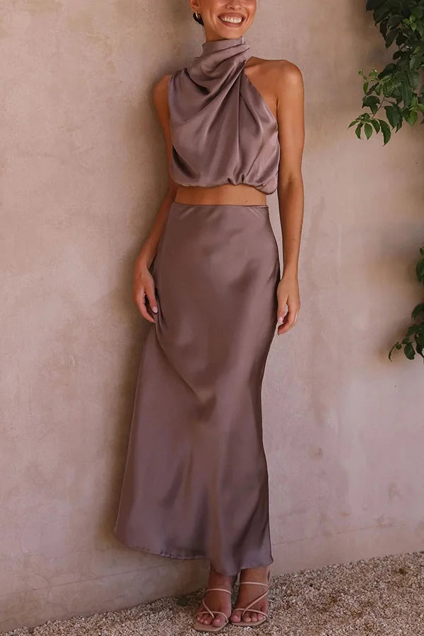 Leslie Ensemble Élégant de Mode | Blouse et Pantalon pour Femme, Style et Confort