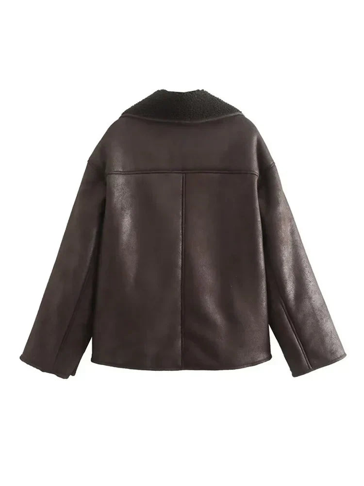 Émilie Veste Double Face Réversible pour Femme | Chaleur & Élégance