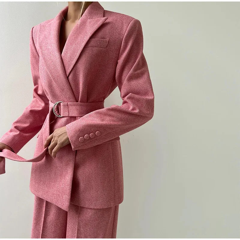 Tailleur-pantalon élégant | Top corset & blazer | Raffinement intemporel