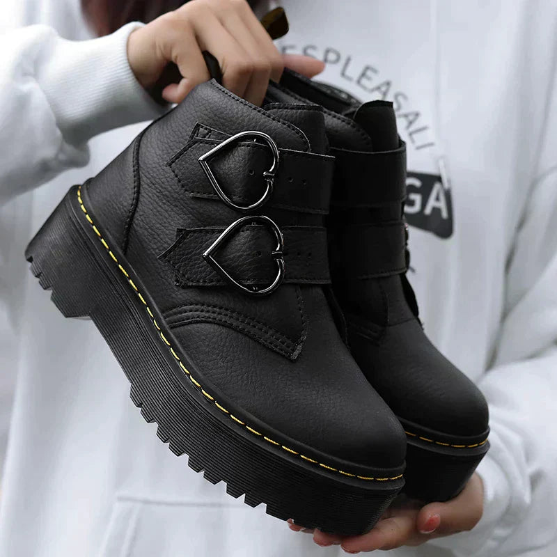 Liora | Bottes Élégantes à Boucle Cœur – Confort & Style Unique