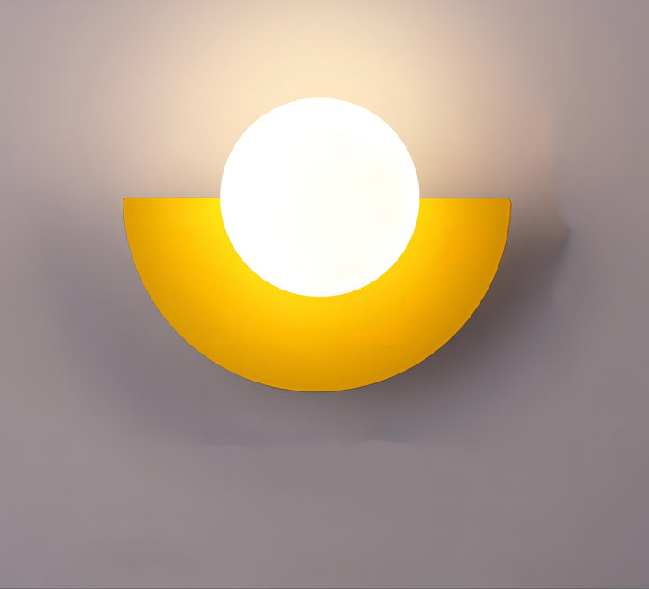Applique murale LED demi-cercle | Design moderne | Éclairage doux pour intérieur