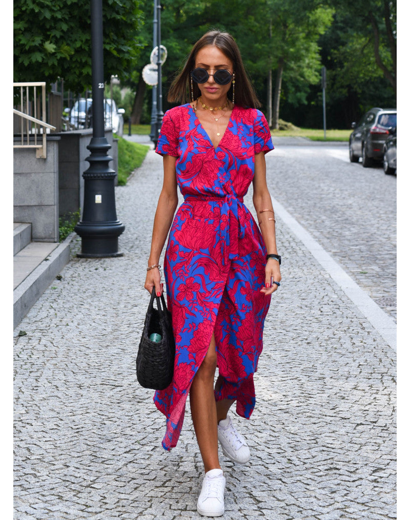 Selena | Robe Longue Élégante & Confortable avec Découpe Moderne