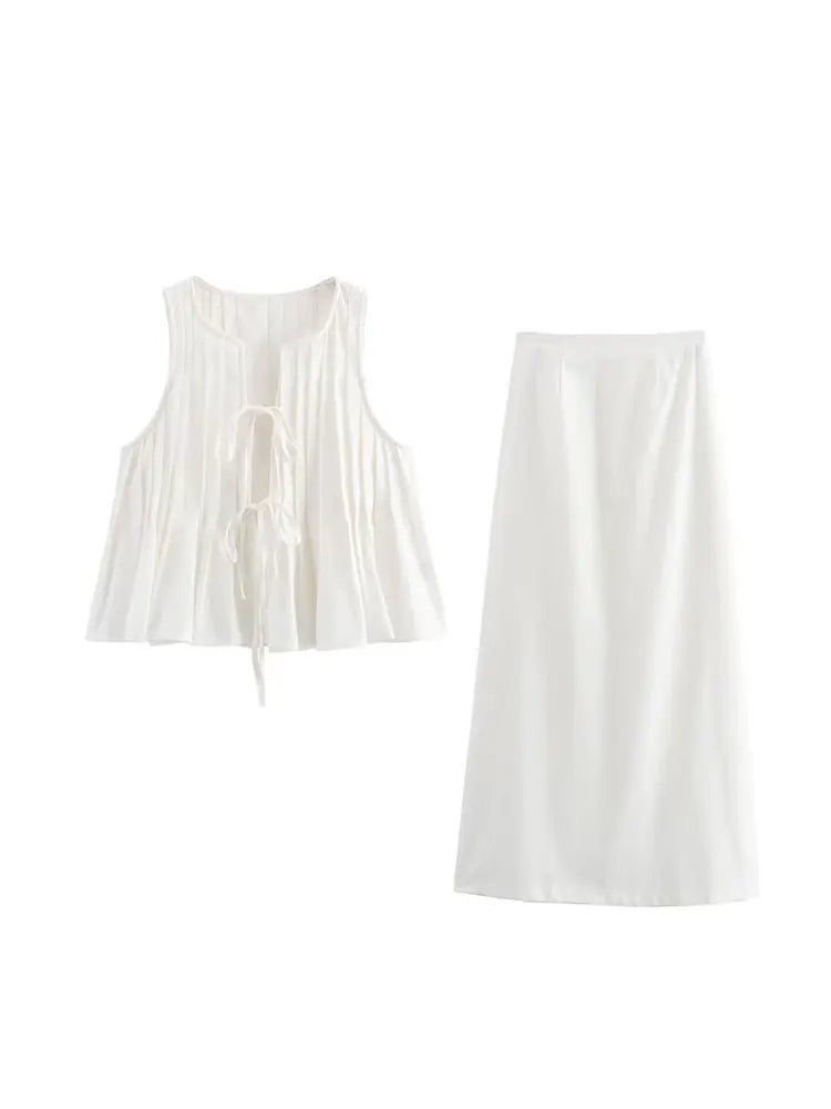 Maxi robe élégante | Lin | Aérien et élégant