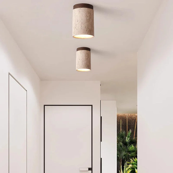 BrisaTravertino - Plafonnier LED élégant et moderne