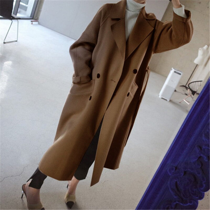 Ivalo Manteau en Laine Luxueux | Manteau de Printemps Élégant
