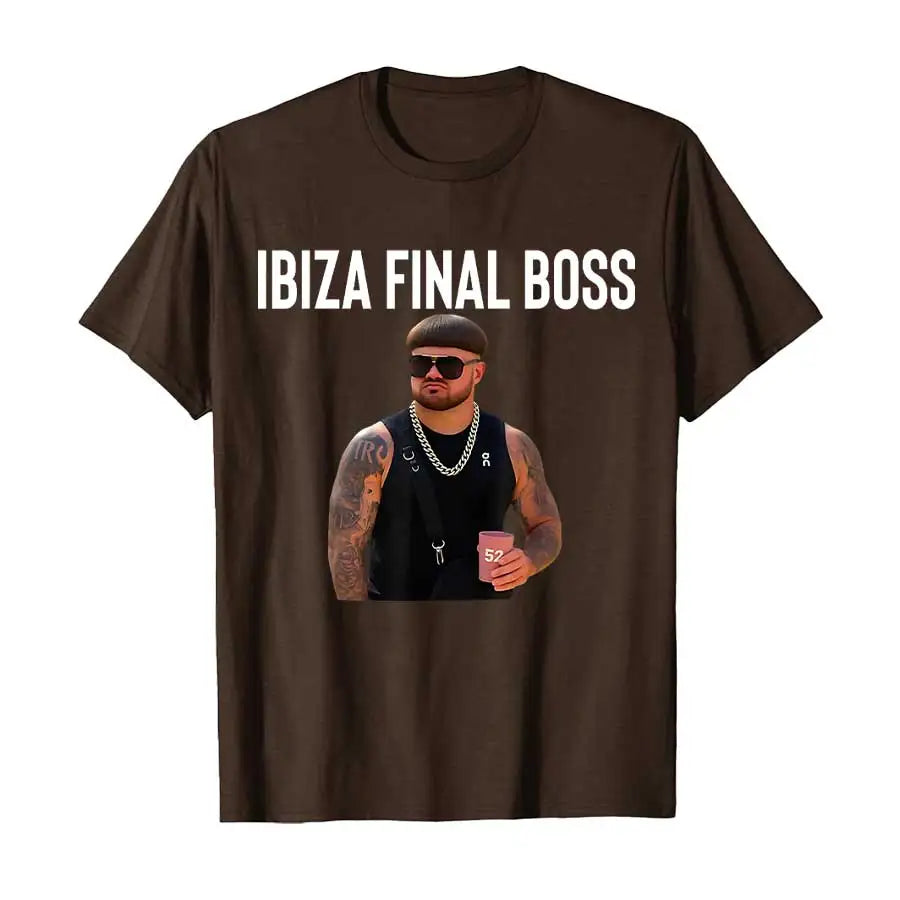 T-shirt Ibiza Final Boss Meme pour hommes et femmes