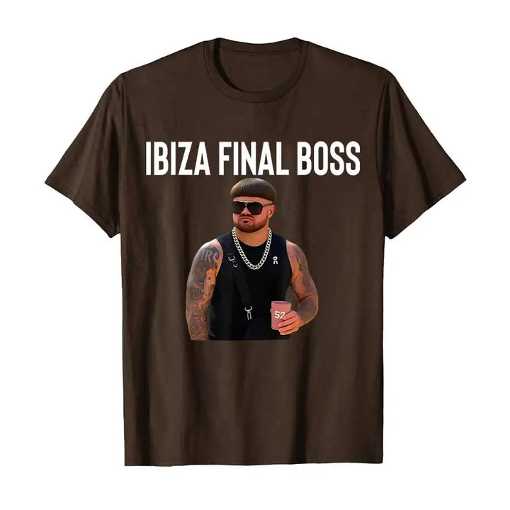 T-shirt Ibiza Final Boss Meme pour hommes et femmes