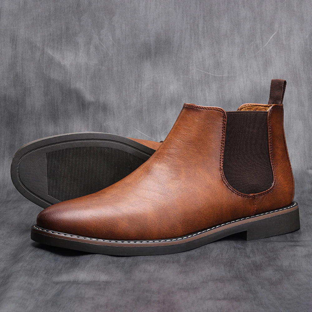 Bottes Chelsea en Cuir Homme – Élégantes, Confortables et Faciles à Enfiler