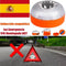Luz de Emergência para Carro V16 | Baliza Magnética Recarregável USB com Flash Estroboscópico