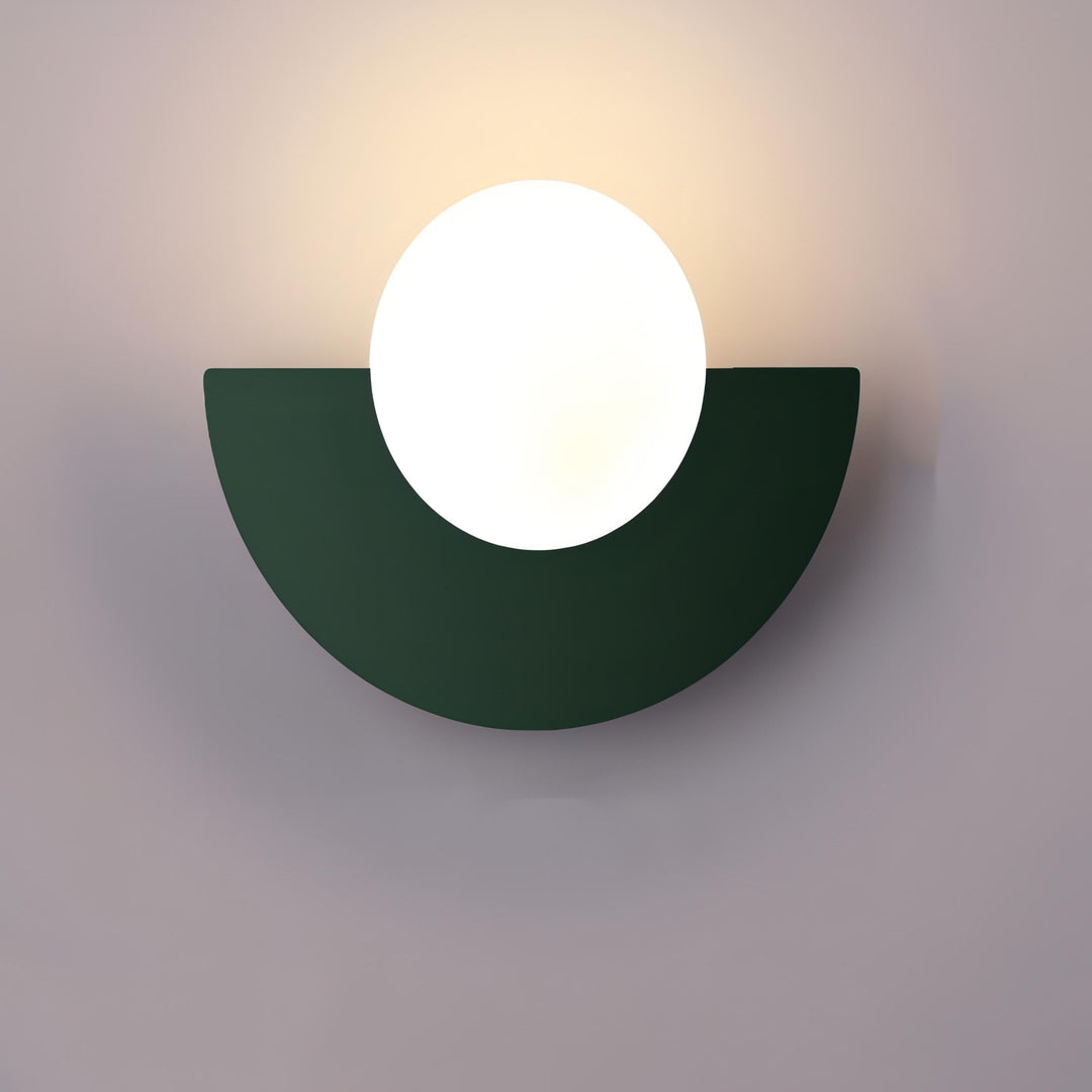 Applique murale LED demi-cercle | Design moderne | Éclairage doux pour intérieur