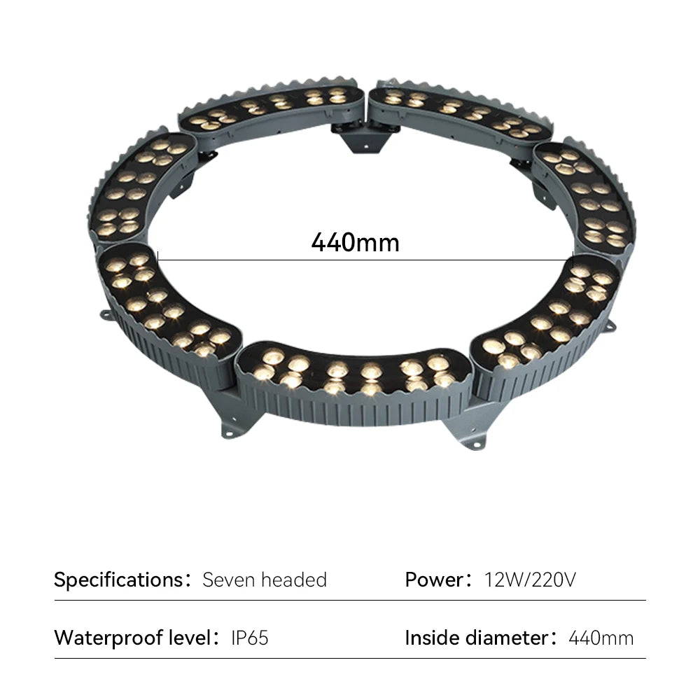 Projecteur LED pour Arbre | Lampe de Jardin Étanche IP65 en Aluminium 12W Extérieur