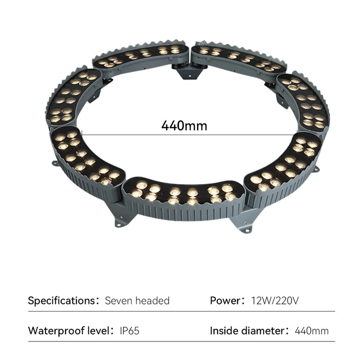 Projecteur LED pour Arbre | Lampe de Jardin Étanche IP65 en Aluminium 12W Extérieur