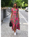 Selena | Robe Longue Élégante & Confortable avec Découpe Moderne