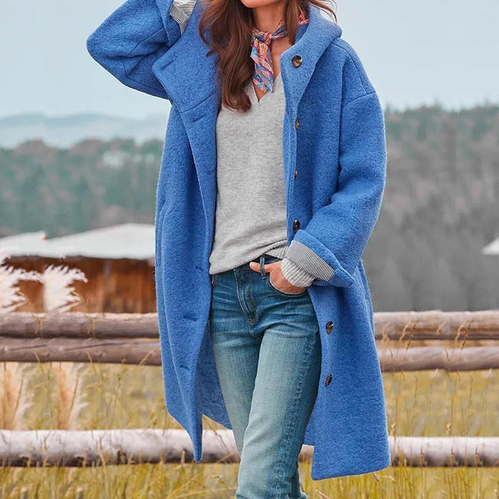 Abrigo largo Merle de moda para mujer | Cortavientos elegante y cómodo