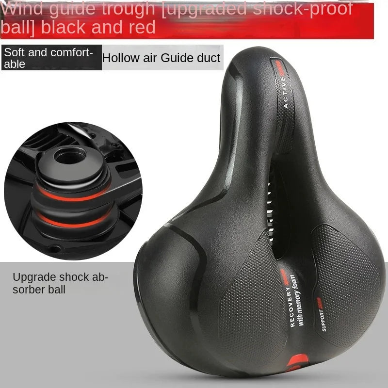 Siège de vélo confortable, creux et respirant pour VTT et vélo de route - Siège de vélo absorbant les chocs pour les longues distances
