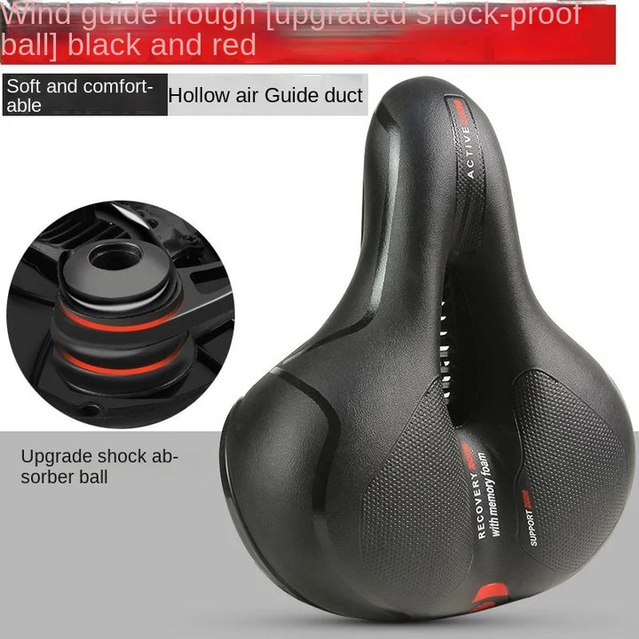 Siège de vélo confortable, creux et respirant pour VTT et vélo de route - Siège de vélo absorbant les chocs pour les longues distances