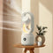Ventilador sin aspas con luz nocturna y función de pulverización - Silencioso y portátil para el dormitorio y la oficina