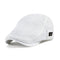 Casquette Gavroche Blanche en Maille Respirante Unisexe