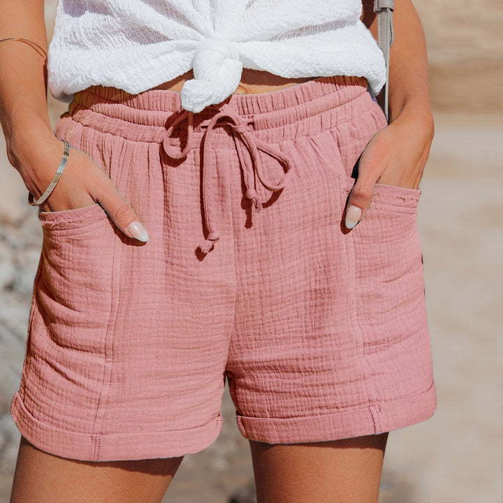 Pantaloncini in lino da donna Malia | Essenziali traspiranti per l'estate