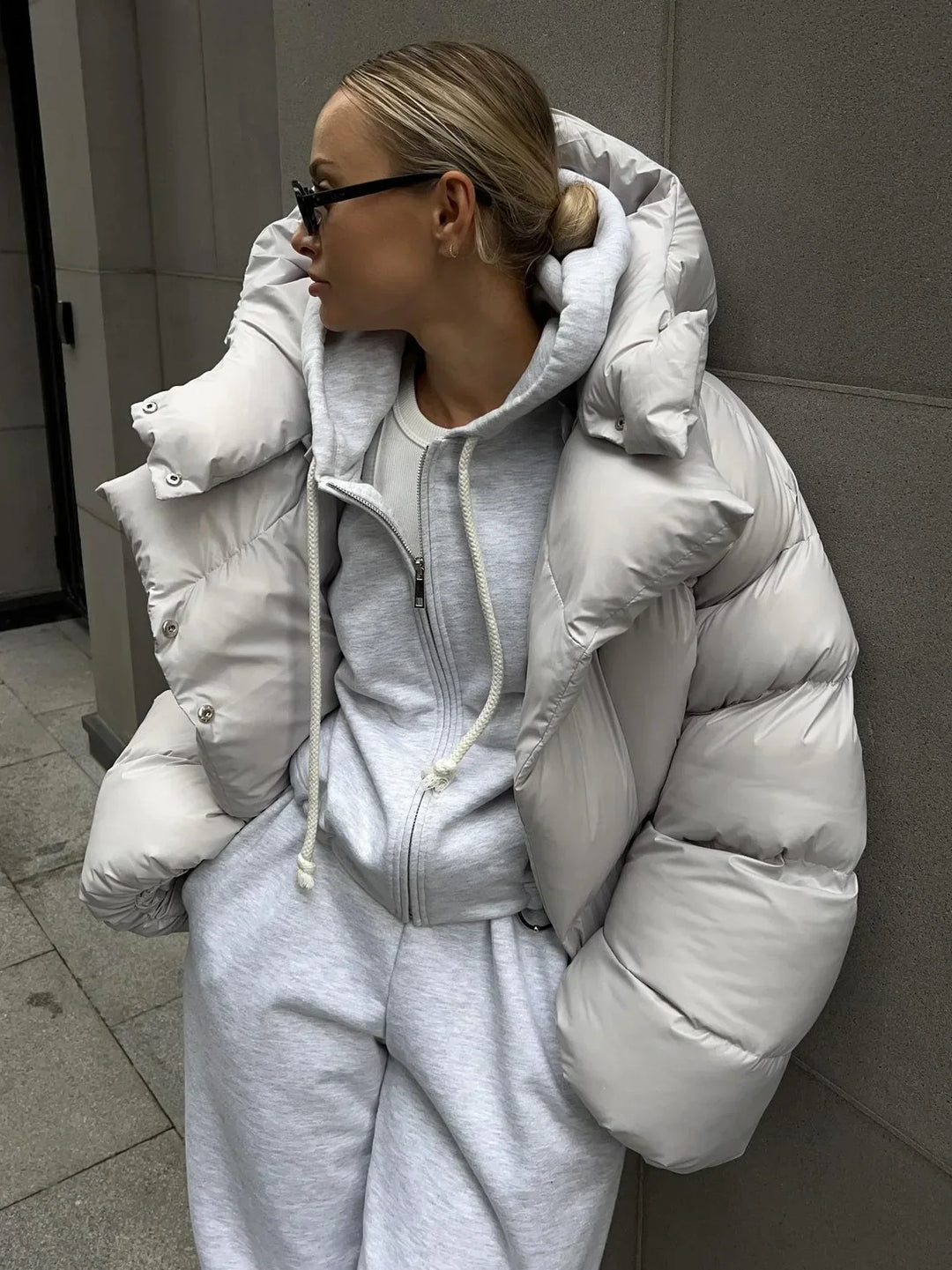 Giubbotto bomber Sophie | Design comodo e impermeabile con cappuccio staccabile