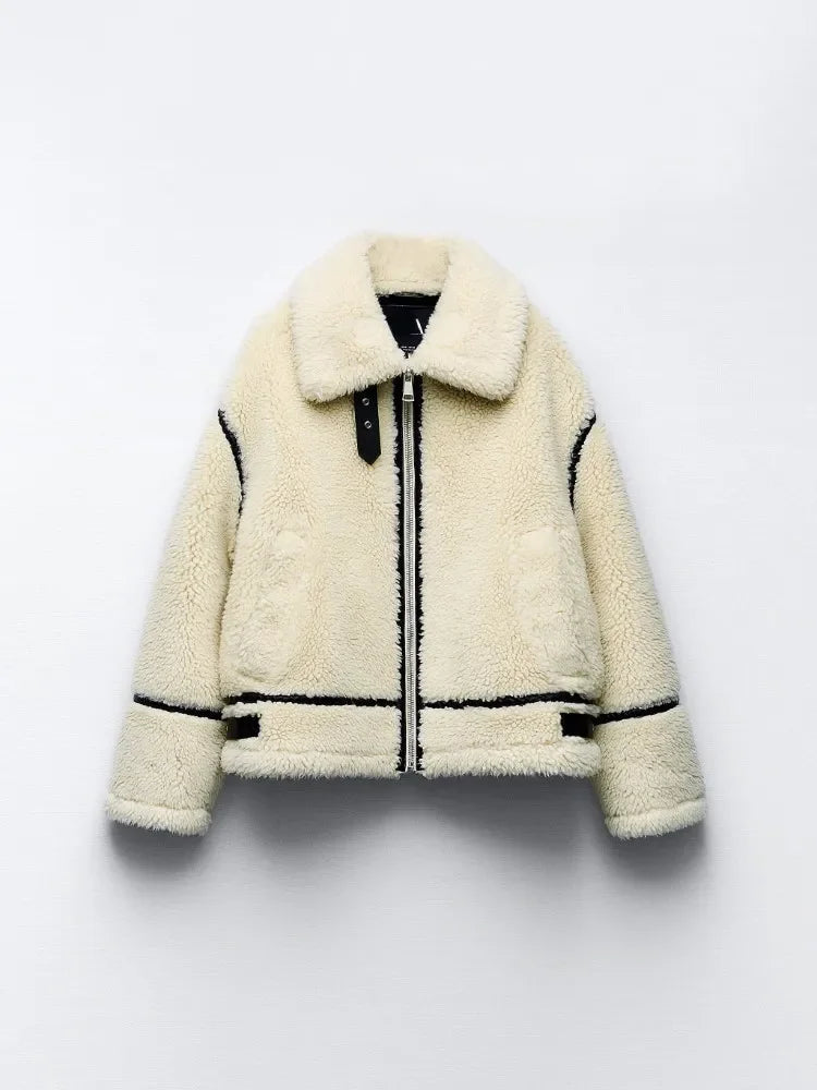 Abrigo extragrande de peluche Amani | Elegancia y calidez 