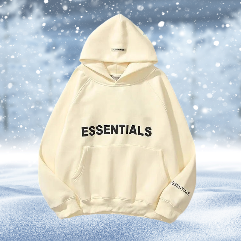 Sudadera con capucha holgada Essentials estampada | Estilo urbano, cómodo y casual