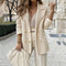 Giacca blazer elegante da donna in seta autunnale