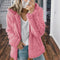 Cappotto in pelliccia sintetica con cappuccio per donna - Edizione Autunno