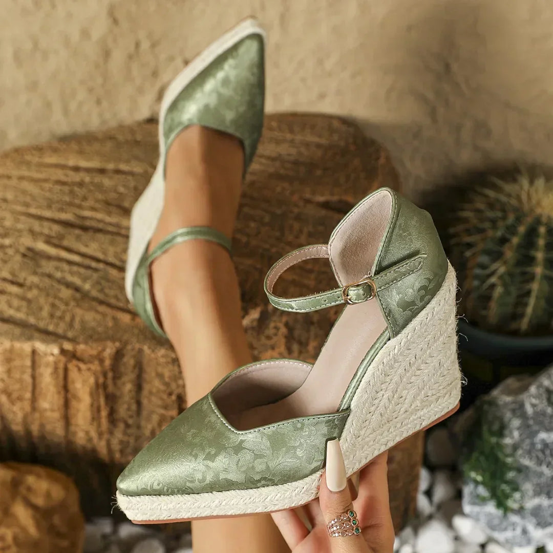 Loreta | Elegante espadrillas con zeppa