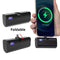 Liboer Batterie Externe Pliable Charge Rapide | 5000mAh USB-C ou Lightning Écran LED