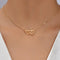 Nilda Collier avec pendentif double cœur | Bijoux romantiques pour femmes avec signification