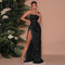Aurélie | Abito lungo in raso | Eleganza e comfort per tutte le occasioni