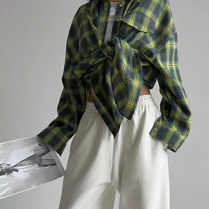 Camisa a cuadros extragrande | Algodón | Casual y cómoda