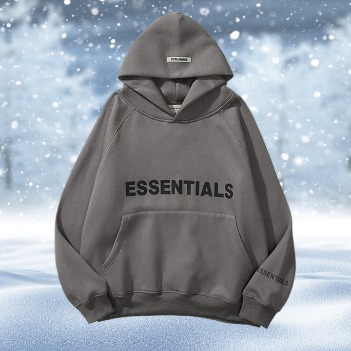 Sudadera con capucha holgada Essentials estampada | Estilo urbano, cómodo y casual