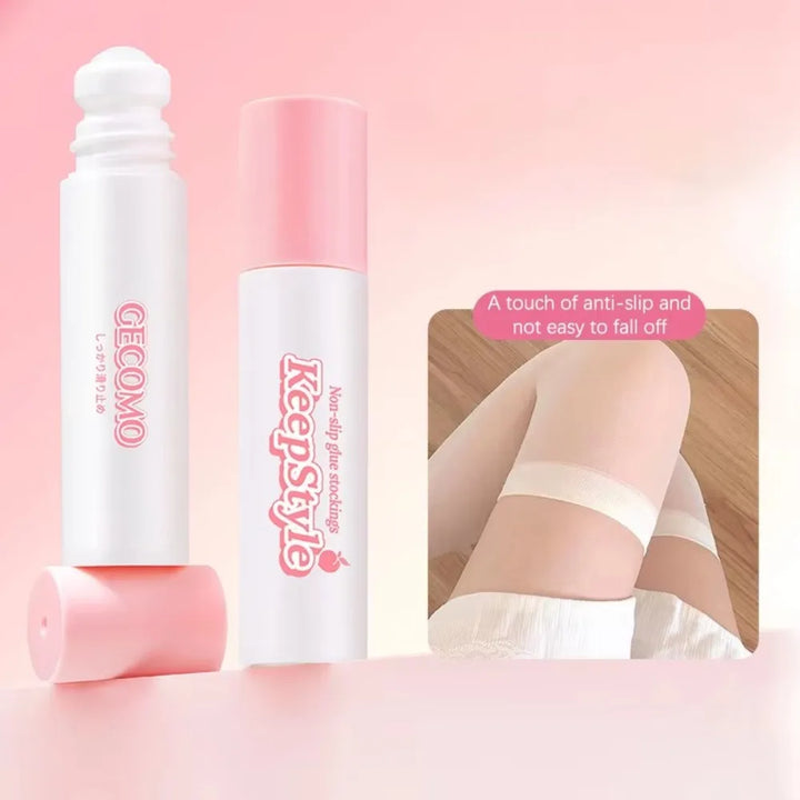 Colle à Vêtements Roll-On Antidérapante pour Peau | Fixation Invisible & Douce 8,3cm