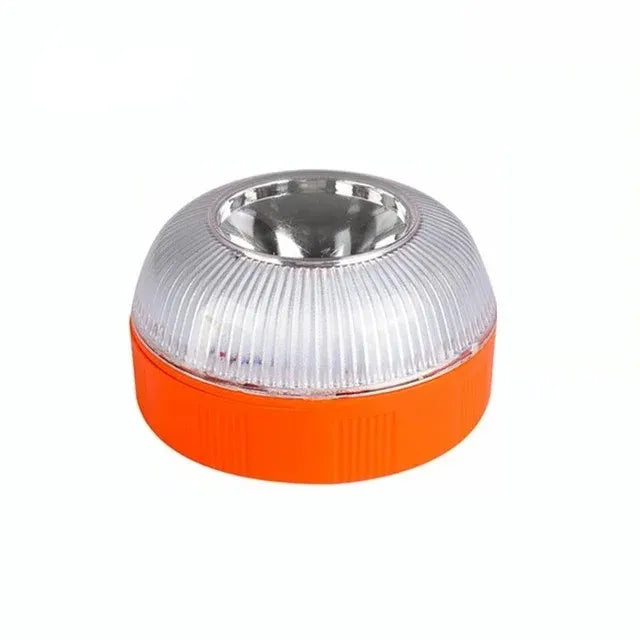 Luz de Emergência para Carro V16 | Baliza Magnética Recarregável USB com Flash Estroboscópico
