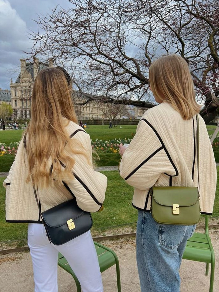 Michon | Veste matelassée surdimensionnée pour femmes de style français - Confortable & à la mode