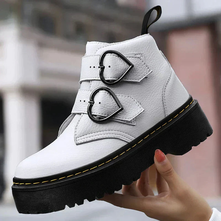 Liora | Bottes Élégantes à Boucle Cœur – Confort & Style Unique