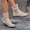 Stivaletti in pelle scamosciata beige da donna Celina | Eleganti e comodi per l'uso quotidiano 