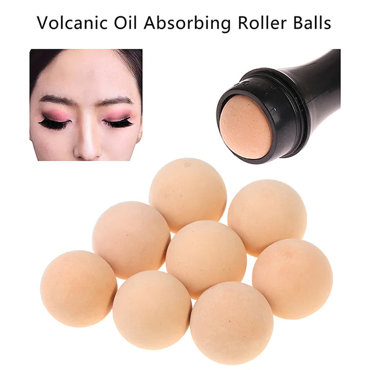 GlowDerma Rouleau Facial Volcanique Absorbant de Sébum | Contrôle Brillance & Réutilisable