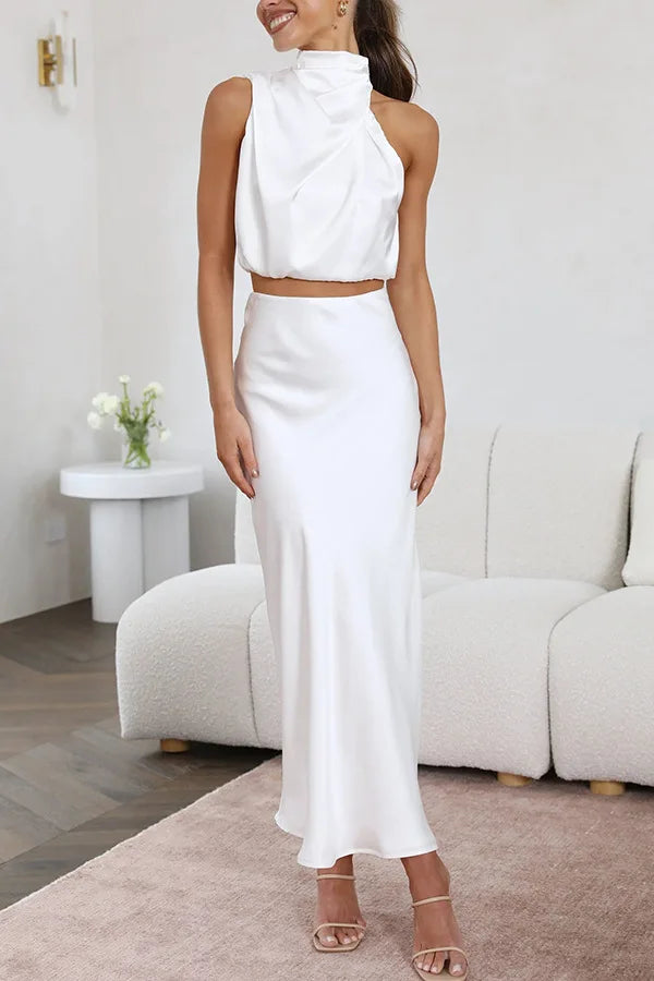 Leslie Ensemble Élégant de Mode | Blouse et Pantalon pour Femme, Style et Confort
