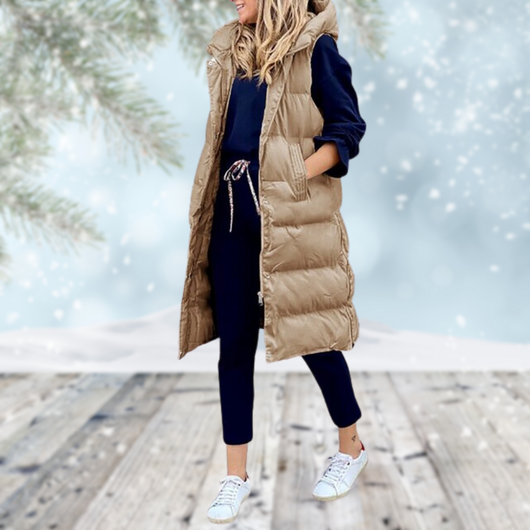 Gilet lungo da donna Frida | Eleganza e comfort per tutti i giorni