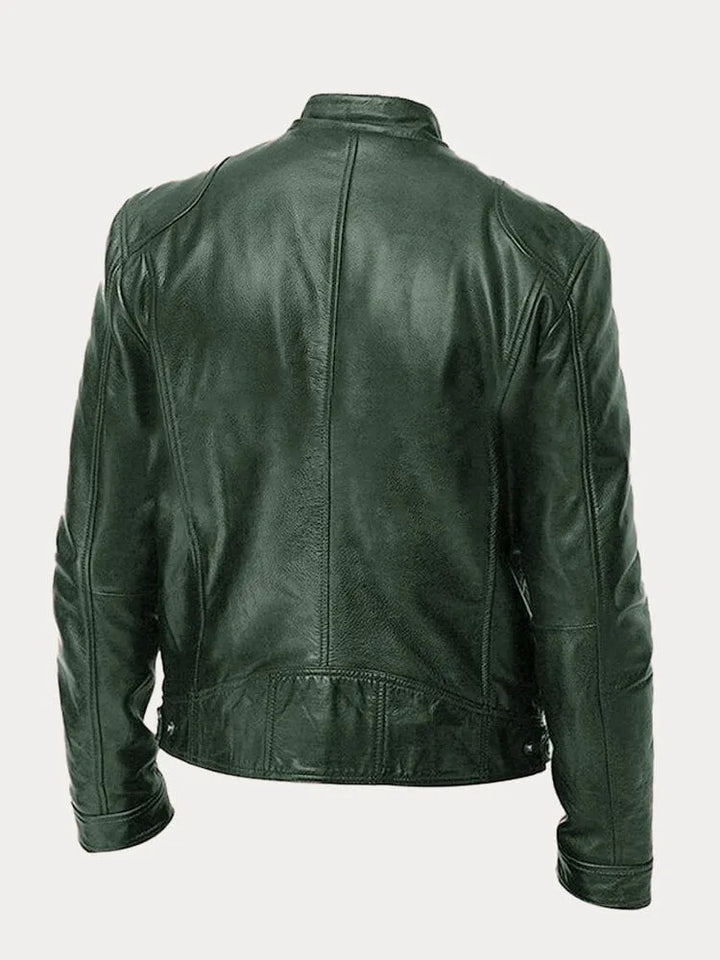 Mario | Veste en cuir décontractée