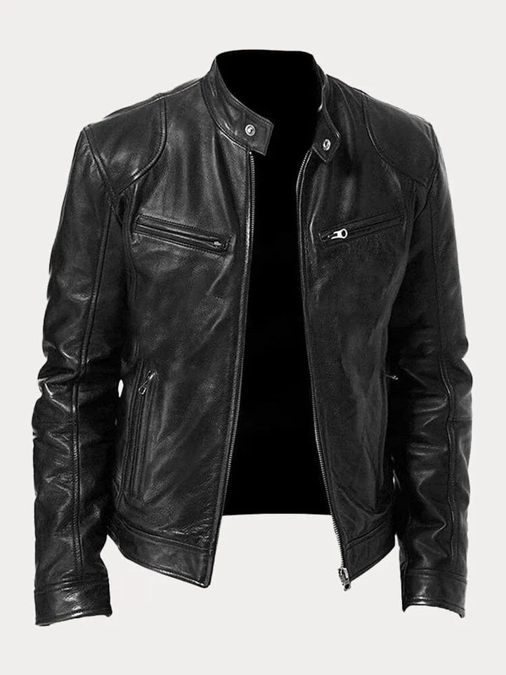 Mario | Veste en cuir décontractée