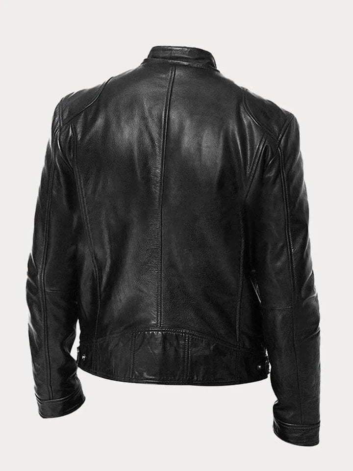 Mario | Veste en cuir décontractée