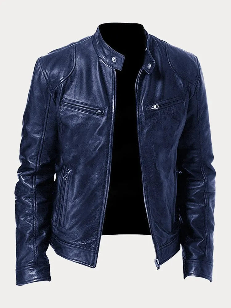 Mario | Veste en cuir décontractée