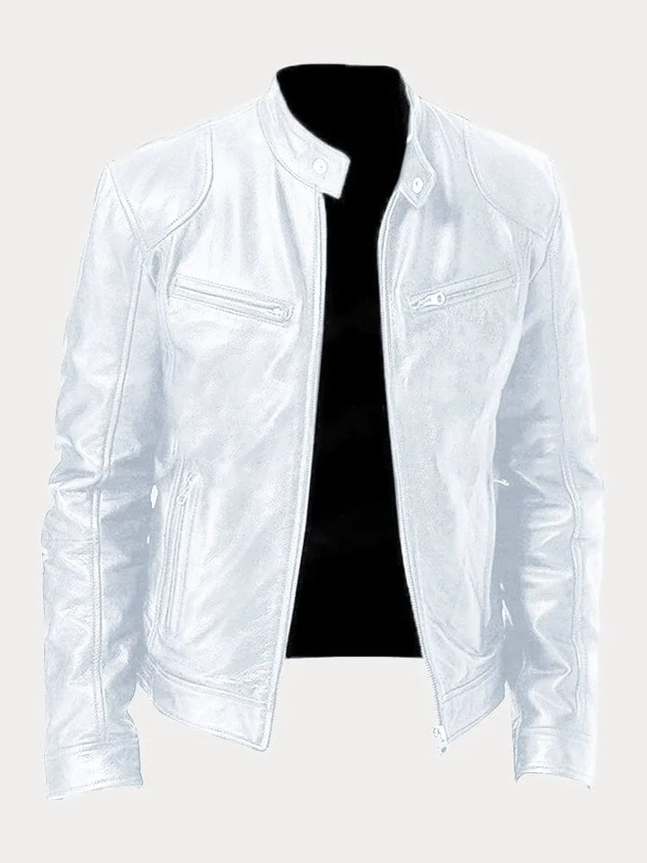 Mario | Veste en cuir décontractée